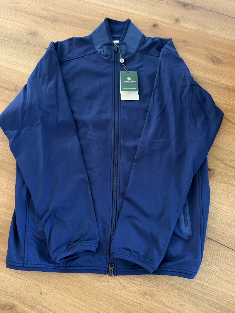 Donald Ross Colton Full Zip Jacket - Classic Fit MEDIUM
